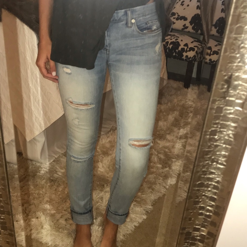Blank NYC Light Wash Distressed Jeans